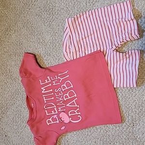 Girls 12 to 18 pj short set